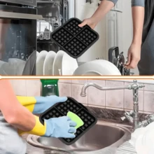 1/2 cái khuôn nướng bánh waffle vuông đa năng, khay nướng chống dính dễ vệ sinh, phù hợp cho hầu hết nồi chiên không dầu 4-7QT, tái sử dụng được, dùng cho bánh waffle kiểu Bỉ, socola, bánh pancake và trứng khối, thiết kế nhỏ gọn, dùng được với máy rửa bát, phụ kiện nhà bếp, dụng cụ nướng bánh cho bếp gia đình - Xem 11