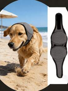 Dog Scarf Pet Headwear, Waterproof Shock-Absorbing Dog Ear Covers, Suitable For Swimming And Relieving Noise-Induced Anxiety, Retractable Cap Design, Applicable For Pet Care, Hematoma, Grooming And Head/Ear Protection - Multicolor - View 10