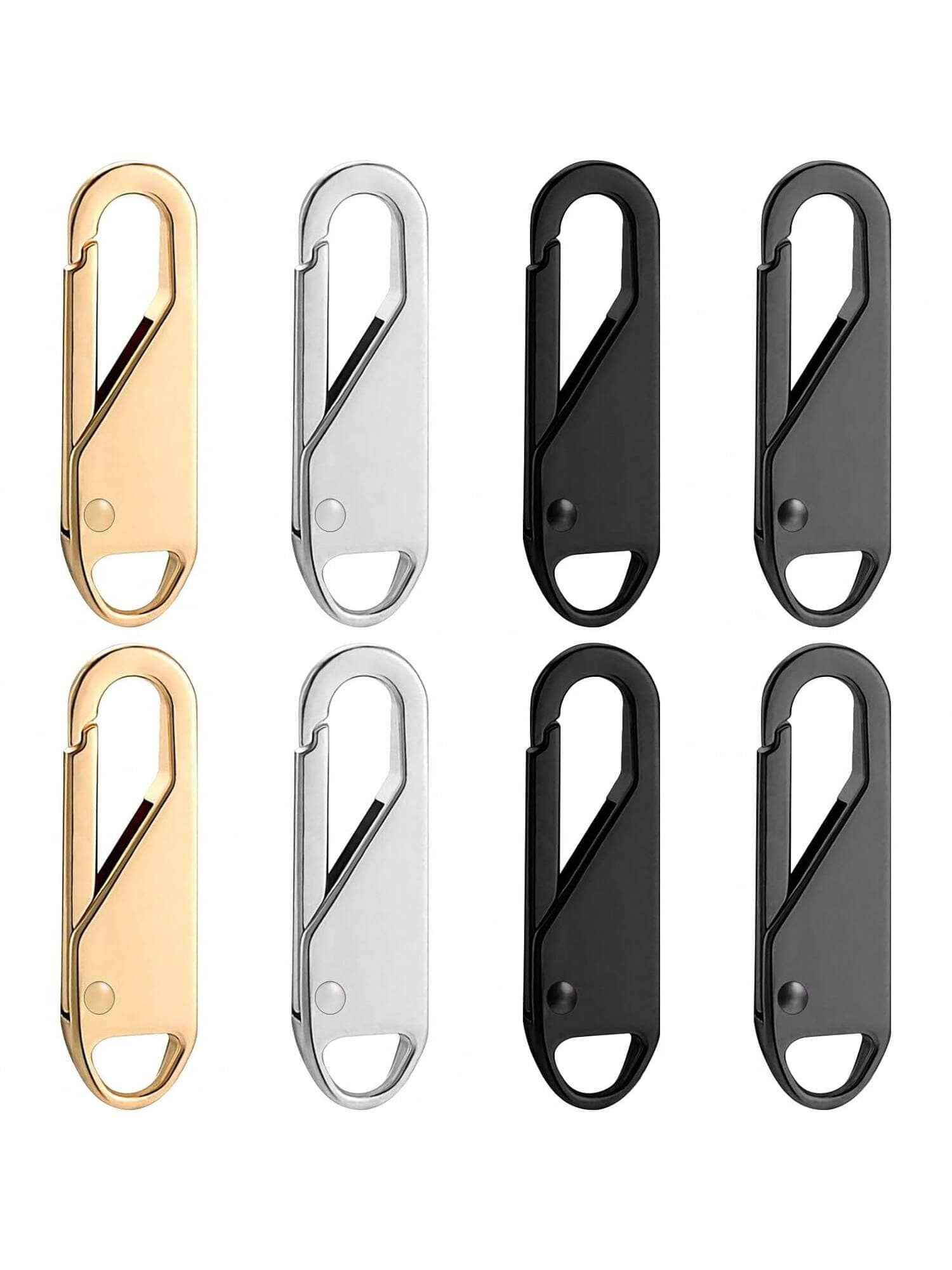 Detachable Zipper Set For Travel Bags, Quick & Easy Repair Kit, DIY Sewing Crafts, 4pcs Or 8pcs, Ideal For Zipper Replacement - 8 Pcs - View 1