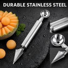 Stainless Steel Fruit Baller Scooper, Multifunctional Melon Ball Spoon, Anti‑Slip Manual Digging Tool For Watermelon Ice‑Cream Fruit Carving - Multicolor - View 9