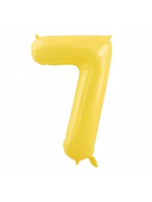 1pc 40 Inch Yellow Number Balloon, Large Giant Number Polyester Foil Helium Balloon, Champagne Gold, Suitable For Birthday, Party Celebration, Graduation, Anniversary, Photography, Platinum Theme Decoration - Multicolor - View 13