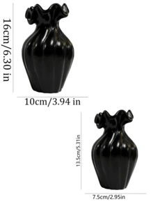 1pc Luxury Art Vase - High-End Decor, Suitable For Model Rooms And Soft Furnishings, Dried Flower Arrangement Decor | Home Decor, Room Retro Decor, Bohemian Style Decor, Dining Table Center Decor, Unique Gift, Wedding Decor, Wall Decor - New Model - View 4