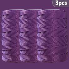 LIRISNLY 2mm Ice Yarn Nylon Thread, Suitable For Hand-Knitting Pillows, Bags, Hats And Slippers, As Well As DIY Various Home Decor And Handicrafts. - Multicolor - View 48