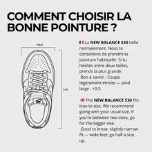 New Balance 530 Gold Metalic Linen - 白色 - 查看 3
