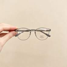 [1pc]Children's Non-Prescription Decorative Glasses For Kids 2-6 Years Old, Windproof Eye Protection Dust-Proof Simple Transparent Frame Fashion Outfit Accessory Personalized Eyeglass Frame - Oval, Ages 2-6 - View 18