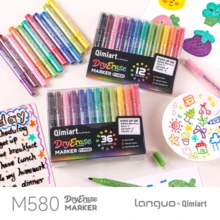 1pc Whiteboard Marker, Colorful, Refillable, Large Capacity, Erasable, Thick Round Tip, For Teacher Whiteboard, Student Drawing And Writing - Multicolor - View 6