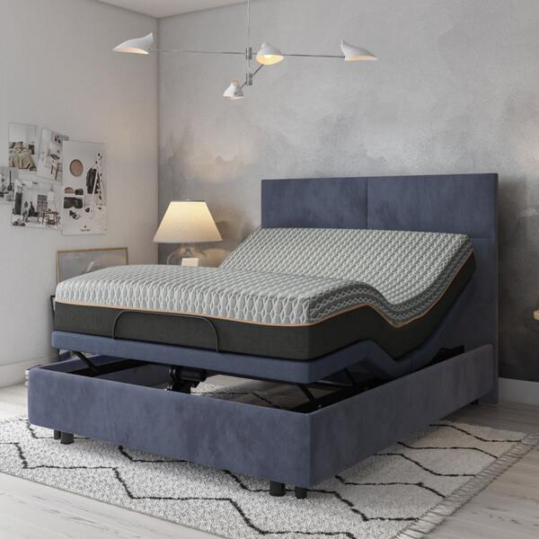 Base de Cama Ajustable BT3000 Twin XL con Ajuste de Posición de Cabeza y Pies en el Lugar