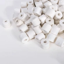 30pcs Aquarium Round Ceramic Ring Filter Media, Aquarium Cultivation, Fish Tank Filtration And Water Purification Consumables, Premium Ceramic Fish Tank Rings - Used For Aquarium Filtration Media Rings, Fish Pond Filter Material, Fish Tank Filtration, Porous Water Purification Accessories, Suitable For Freshwater And Saltwater Species, Fish Pond Filter Material, Ideal Fish Tank Filtration Material - Style A - View 3