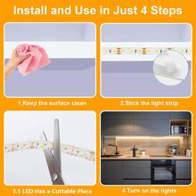 Indoor LED Light With Button Switch, USB LED Light Strip, Suitable For Living Room Background Lighting, Easy To Install And Decorate, Halloween Applicable - Multicolor - View 11