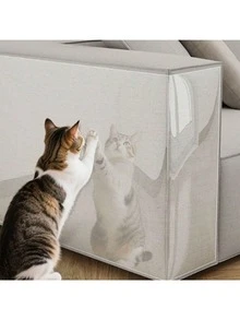 Anti-Cat Scratch Furniture Protector Large Sofa Protector Single-Sided Adhesive Sofa Protector Transparent Sofa Corner Protection Tape Suitable For Furniture Sofa Door Wall - 45*500cm - View 3