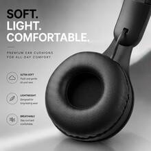 Wireless Bluetooth Over-Ear Headphones, Stylish Design, Bluetooth 5.4 Smart Connection, High-Definition Stereo Sound, 40mm Large Dynamic Driver, Powerful Bass Experience, Built-In Microphone For HD Calls, Comfortable Protein Leather Ear Pads, Long-Wear Without Pressure, Adjustable Headband Design, Foldable And Portable, Type-C Fast Charging, Long Battery Life Music Playback, Compatible With Phones, Tablets And Multiple Devices - View 6