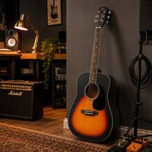 Violão Eletroacústico Giannini G D-1 EQ Folk Dreadnought Cordas De Aço Com Afinador Cromático Equalizador De 3 Bandas Pré-Amplificador GS-3T - VSB-S - Visão 1