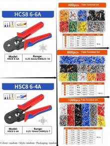 1/120/270/450/800/1000 pcs Set Alat Crimp Ritsier Profesional - Gagang Baja Karbon dengan Rahang yang Dapat Disesuaikan, Cocok untuk Kabel 4-20 AWG, Dapat Mengamankan Terminal JST/SATA/Spring Pin, Tang Crimp Koneksi Listrik Ergonomis (Tanpa Daya), Konstruksi Kokoh untuk Pengkrimpan Presisi, Dirancang Khusus untuk Perbaikan Kabel Otomotif - MultiWarna - View 12