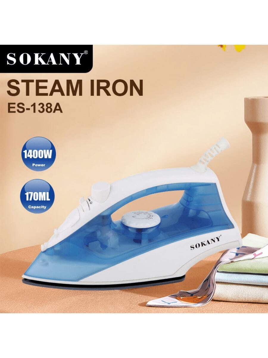SOKANY-898A 家用手持迷你便攜式電熨斗,陶瓷底盤設計,適用於各種衣物,恆溫熨燙,不傷衣物,可調溫度控制 - 英規插(220-240V) - 查看 1