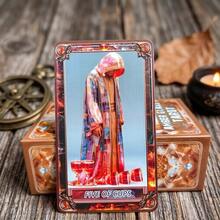 78 Cards Combination Set, Tarot Cards Oracle, Divination Props, With Instruction Manual, Hardened And Thickened Gift Box Packaging, Premium Tabletop Game Cards, Christmas Gift, Halloween Gift - Multicolor - View 1