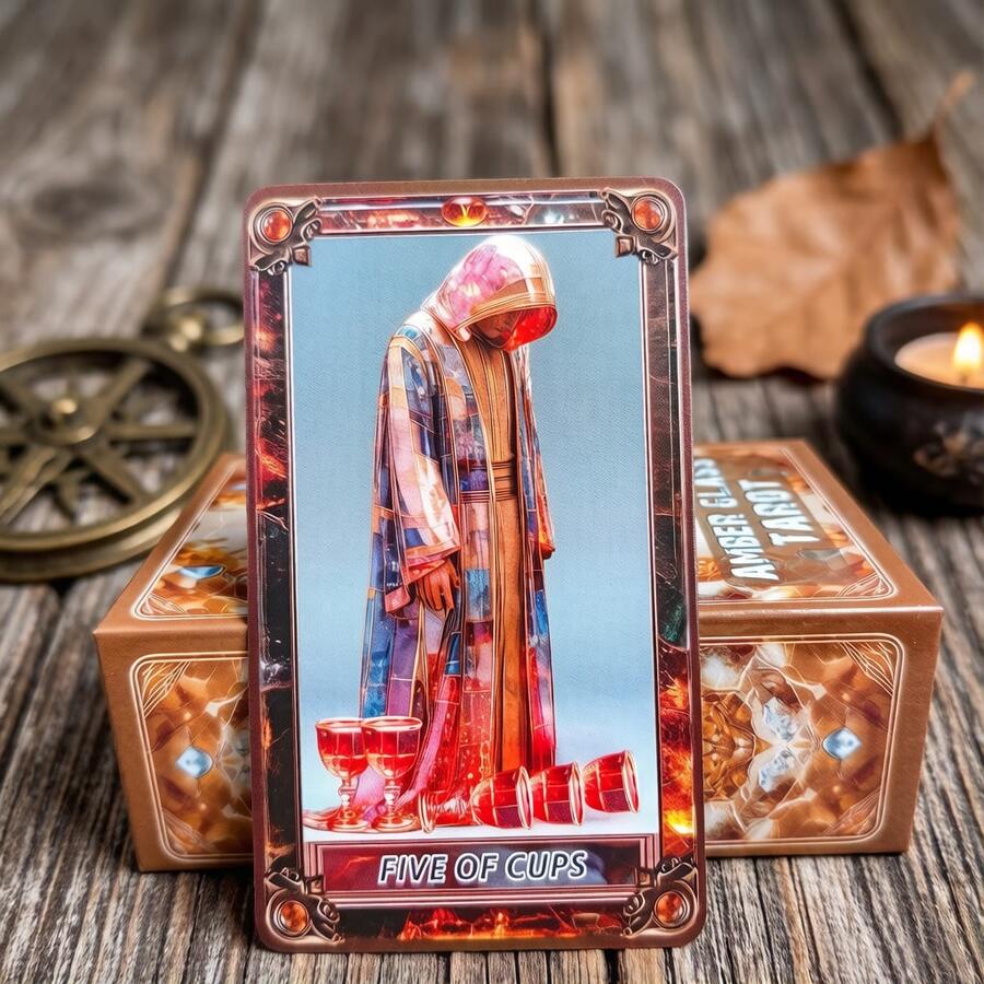 78 Cards Combination Set, Tarot Cards Oracle, Divination Props, With Instruction Manual, Hardened And Thickened Gift Box Packaging, Premium Tabletop Game Cards, Christmas Gift, Halloween Gift - Multicolor - View 1