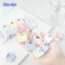 Set de 6 piezas - Clips mini multifuncionales - Clips de papel lindos, clips para notas, organizadores de exámenes/archivos, suministros de oficina, papelería de moda, clips de fijación confiables, esenciales para trabajadores de oficina - cuadrado - Ver 18