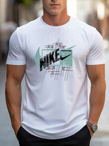 Men's Oversized Cotton Tee With I Still Love BSB Print. Soft Breathable, Summer Everyday Top. Nostalgic Design, Great Holiday Gift For Him - 白色 - 查看 1