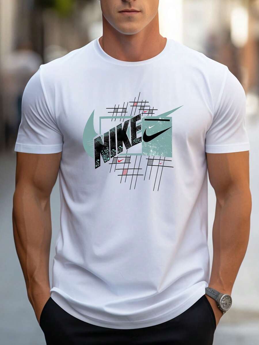 Men's Oversized Cotton Tee With I Still Love BSB Print. Soft Breathable, Summer Everyday Top. Nostalgic Design, Great Holiday Gift For Him - 白色 - 查看 1