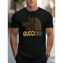 Men's Pure Cotton Short Sleeve T-Shirt Round Neck Casual Comfortable Breathable Summer Daily Wear Basic Top - 黑色 - 查看 9