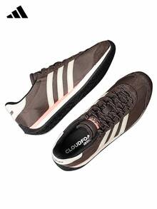 Adidas Sepatu sneakers RUNVISTA wanita terbaru, sneakers chunky retro, sepatu kasual low-top. - Coffee Brown - View 6
