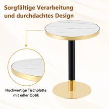 Round Dining Table - White - 白色 - 查看 7