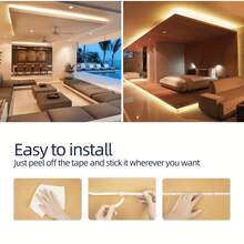 Indoor LED Light With Button Switch, USB LED Light Strip, Suitable For Living Room Background Lighting, Easy To Install And Decorate, Halloween Applicable - Multicolor - View 3