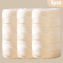 LIRISNLY 2mm Ice Yarn Nylon Thread, Suitable For Hand-Knitting Pillows, Bags, Hats And Slippers, As Well As DIY Various Home Decor And Handicrafts. - Multicolor - View 35