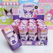 SANRIO 1/3/6/12pcs Authentic Hello Kitty Random Blind Box, Cute Cartoon Detachable Latex Doll Decoration For Car, Computer Monitor, Home, Desktop, Special Gift For Family And Friends - Multicolor - View 3