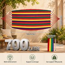 Portable Hammock Swing For Camping In The Garden - A - View 7