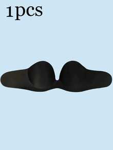 1pc Invisible Strapless Adhesive Push-Up Bra, Seamless Tank Top Style Bra, Silicone Breast Pads, Women's Lingerie And Underwear Accessories - Multicolor - View 12