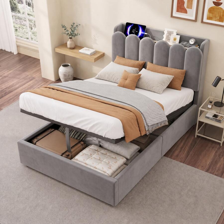 Bed Bases & Foundations - Grey - View 1