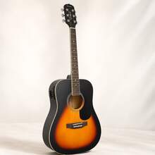 Violão Eletroacústico Giannini G D-1 EQ Folk Dreadnought Cordas De Aço Com Afinador Cromático Equalizador De 3 Bandas Pré-Amplificador GS-3T - VSB-S - Visão 1
