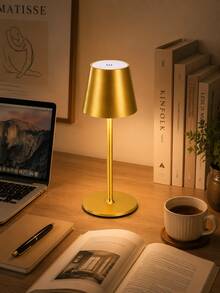 Modern Rechargeable LED Desk Lamp - Detachable Touch Night Light, Portable Wave Design, 1200mAh Rechargeable Battery - Dimmable, Touch Night Light, Suitable For Bedroom And Dining Atmosphere, Bedside Lamp, Couple Dinner - Bedroom, Dining Room - Multicolor - View 14