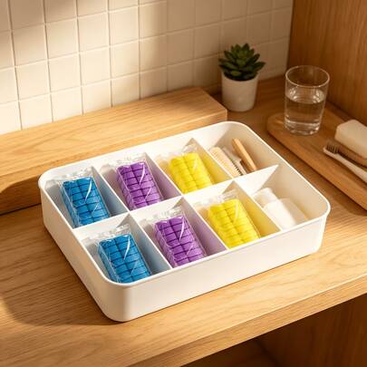 7 Colors Multi-Color Brush Heads And Drawstring Storage Bag, Suitable For Toilet, Bathtub, Glass Door, Laundry Room, Sink, Outdoor, Etc. (Brush Heads Only), Halloween, Christmas