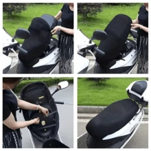 2pcs/1pc Motorcycle Seat Cover Waterproof Dustproof Rainproof Sunproof Motorcycle Scooter Seat Cover Seat Cover Protective Cover Accessories - A - View 8