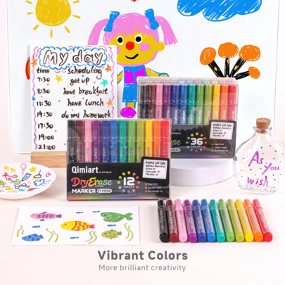1pc Whiteboard Marker, Colorful, Refillable, Large Capacity, Erasable, Thick Round Tip, For Teacher Whiteboard, Student Drawing And Writing