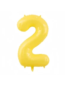1pc 40 Inch Yellow Number Balloon, Large Giant Number Polyester Foil Helium Balloon, Champagne Gold, Suitable For Birthday, Party Celebration, Graduation, Anniversary, Photography, Platinum Theme Decoration - Multicolor - View 12
