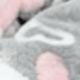 Grey Heart Print Bathrobe