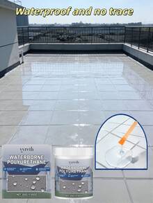 Roof Waterproof Adhesive Coating, Multi-Surface Applicable Easy-To-Apply Transparent Waterproof Agent For Home, Designed To Maintain Surface Waterproofing Without Changing Appearance, Fast And Convenient, Ideal For Daily Home Facility Waterproofing, Practical Gift For Family And Friends, Randomly Shipped New Or Old Version - A - View 1