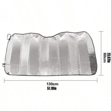 Car Sunshade, Reflective Sunshade With UV Protection And Sun Protection, Foldable Sunshade, Keeps Car Interior Cool, Available In 2 Models, Suitable For Multiple Car Models, Foldable Universal Car Sunshade, Windshield Sunshade, Car Accessories - Car Sunshade - View 3