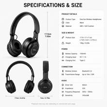 Wireless Bluetooth Over-Ear Headphones, Stylish Design, Bluetooth 5.4 Smart Connection, High-Definition Stereo Sound, 40mm Large Dynamic Driver, Powerful Bass Experience, Built-In Microphone For HD Calls, Comfortable Protein Leather Ear Pads, Long-Wear Without Pressure, Adjustable Headband Design, Foldable And Portable, Type-C Fast Charging, Long Battery Life Music Playback, Compatible With Phones, Tablets And Multiple Devices - View 12