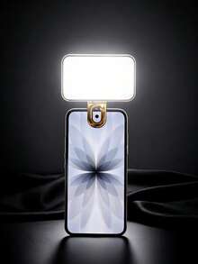 buguangdeng 1pc 60 LED Selfie Ring Light, 3 Lighting Modes, Adjustable Brightness, Battery Level Indicator, Portable Mini Clip-On Fill Light, Type-C 5V Charging, Pink/White/Black/Purple, Suitable For Makeup, Live Streaming, Zoom Meetings - Fill Light - View 11