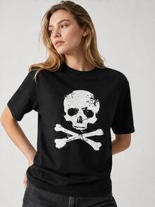 Women T-Shirts - 黑色 - 查看 3