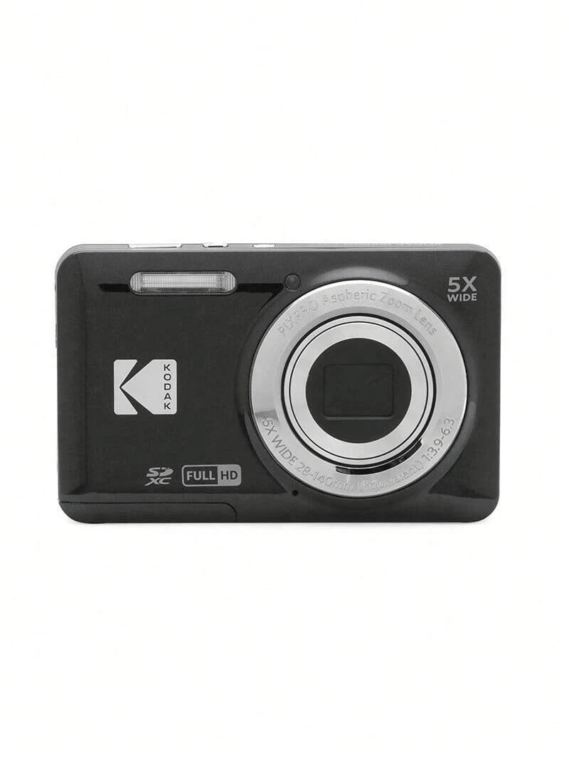 Kodak FZ55 多功能相機 1080P高清 1635萬畫素 5倍光學變焦 28mm廣角 2.7吋螢幕 14種場景 輕巧機身 - 查看 1