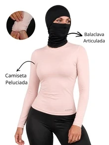 Camiseta NUDE/ Touca PRETA