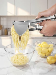 Potato Ricer Features A Labor-Saving Lever Design To Effortlessly Produce Smooth Mashed Potatoes. It Can Be Easily Disassembled For Cleaning And Works Well With Potatoes And Other Fruits And Vegetables For Convenient Food Preparation. - Random Color - View 9