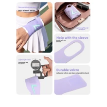 1pc Adjustable Thin Compression Wristband, Suitable For Sports And Fitness, Badminton Sweat-Absorbing Wristband, Joint Support Sleeve - Multicolor - View 7