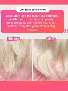 lakerain Masker Rambut Perbaikan Molekuler Tanpa Bilas K8, Perbaikan Tahan Lama yang Dipatenkan, Menargetkan Rambut Kering, Kusut, dan Rusak, Memulihkan Kerusakan Akibat Pemutihan, Pewarnaan, Perawatan Kimia + Perawatan Panas Hanya dalam 4 Menit - Berbagai gaya - View 4