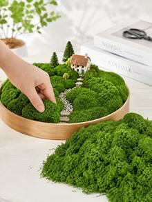 Decorative Green Moss, Suitable For Tank Crafts, Soft Natural Moss Filler, Suitable For Succulent Potted Plants, Fairy Garden, Floral Arrangement, Tabletop Centerpiece Decoration And DIY Display, Christmas, Halloween, Easter And Seasonal Home Project Greenery Decoration - Multicolor - View 5